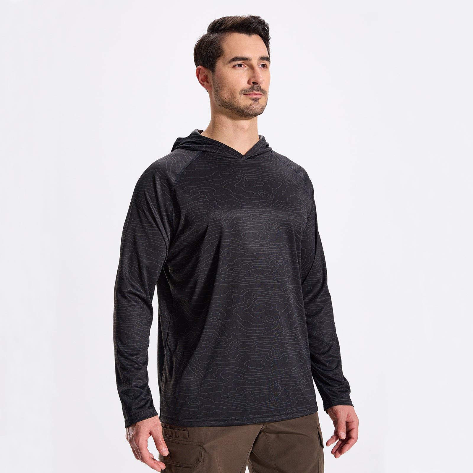 LOOGU Men's UPF 50+ Long Sleeve Shirts T70