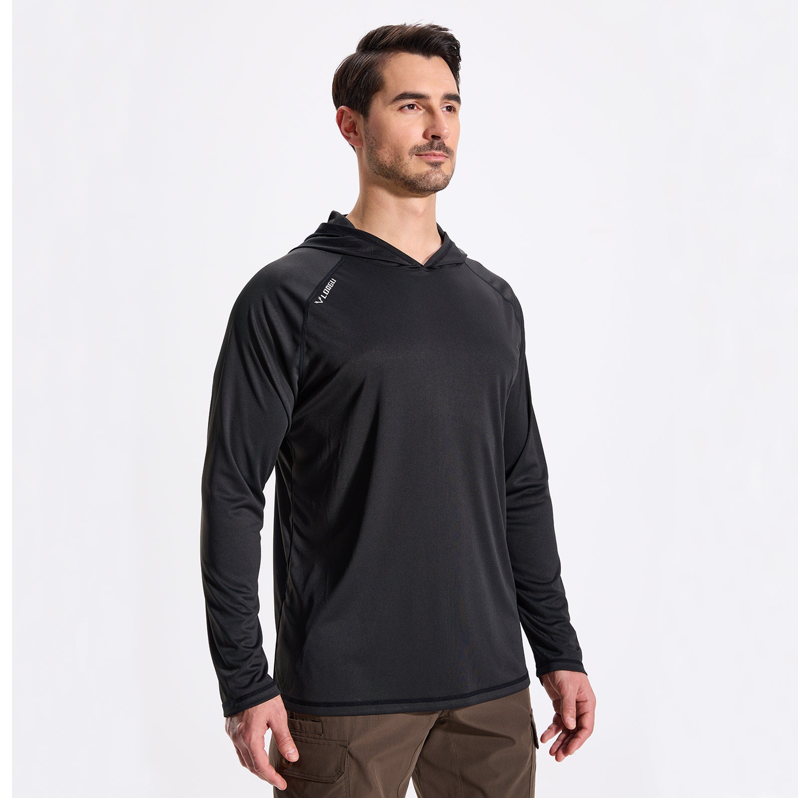 LOOGU Men's UPF 50+ Long Sleeve Shirts T70