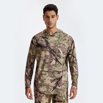 LOOGU Hunting Hoodie Long Sleeve Shirt T70