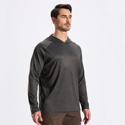 LOOGU Men's UPF 50+ Long Sleeve Shirts T70