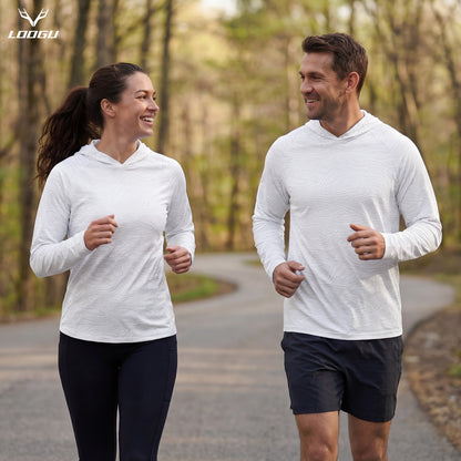 LOOGU Men's UPF 50+ Long Sleeve Shirts T70