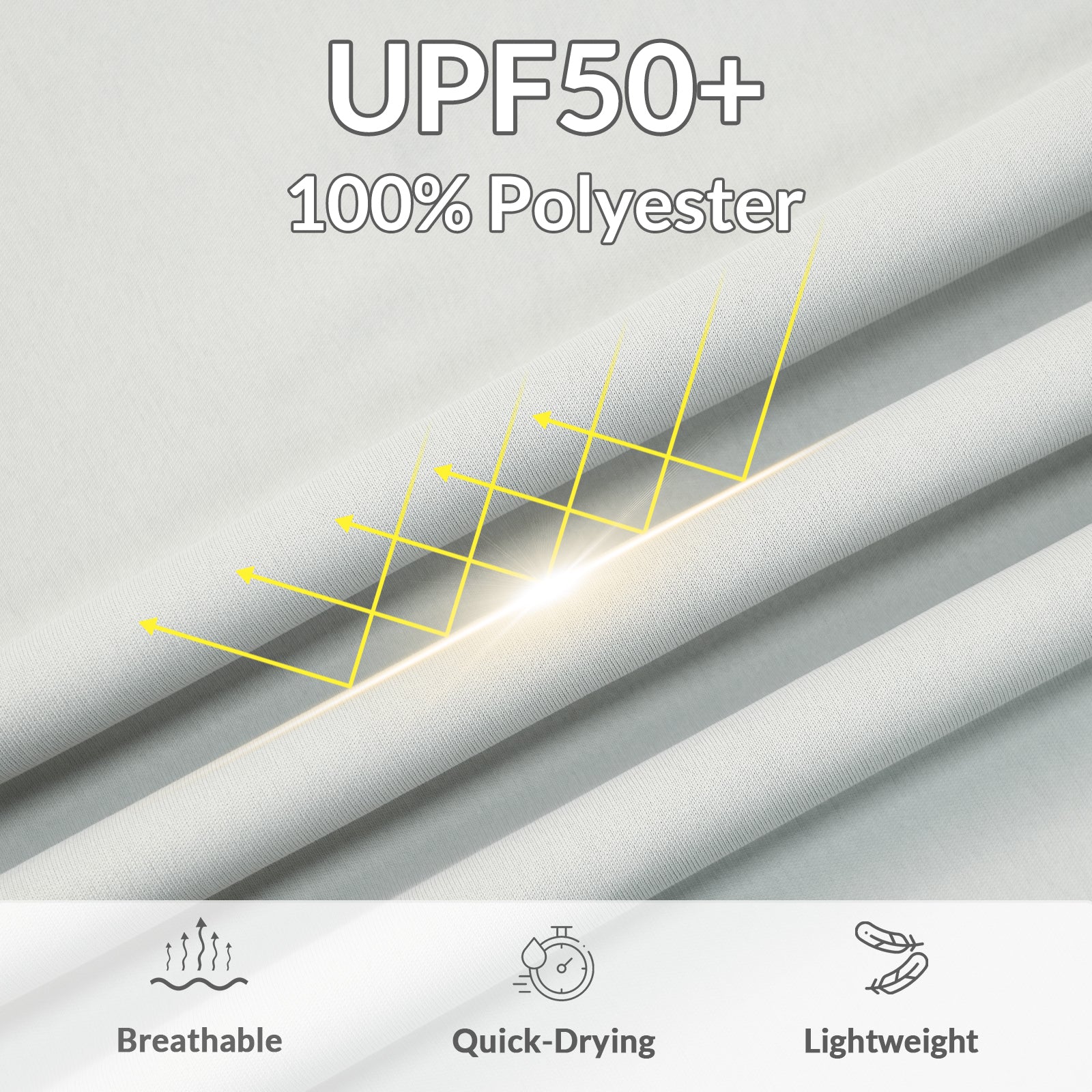 LOOGU Men's UPF 50+ Long Sleeve Shirts T70