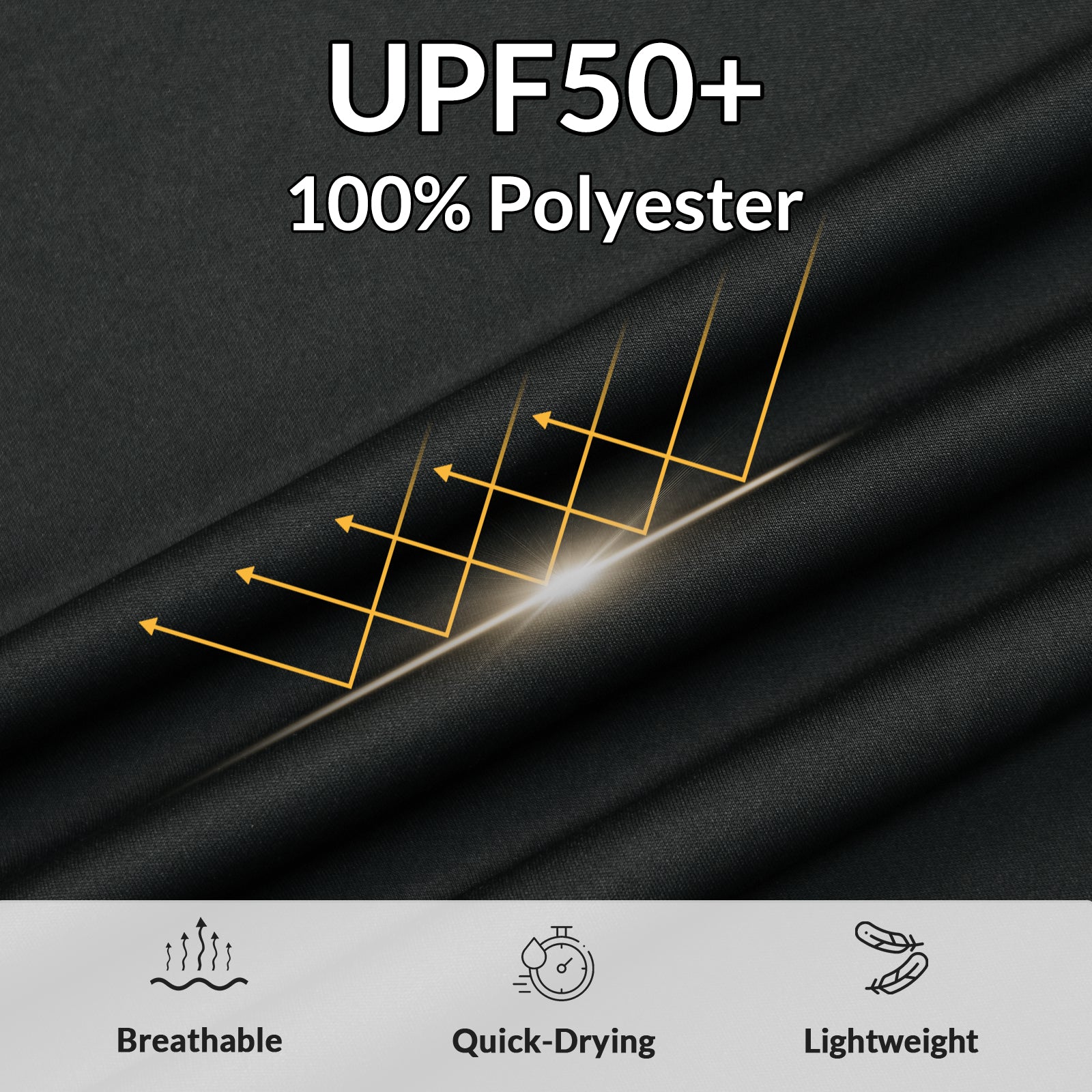 LOOGU Men's UPF 50+ Long Sleeve Shirts T70