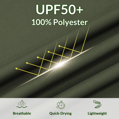 LOOGU Men's UPF 50+ Long Sleeve Shirts T70