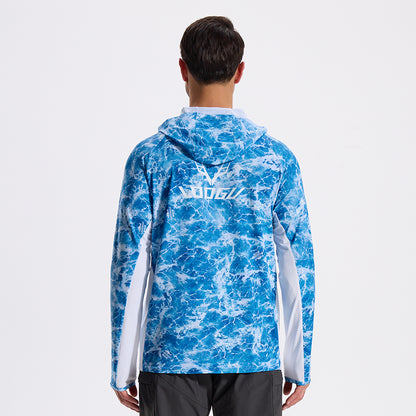 LOOGU Men’s Fishing Hoodie Long Sleeve Shirt T71