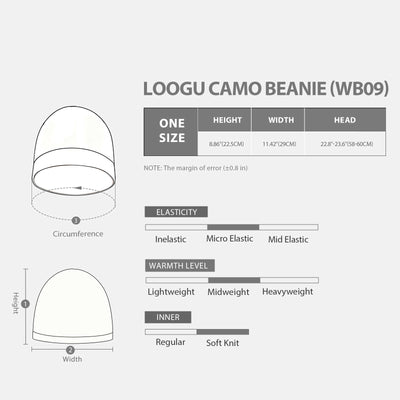 Winter Camo Beanie WB09