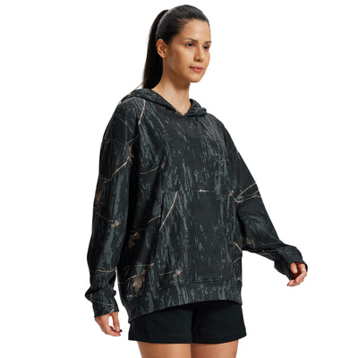Women's Oversized Camo Hoodie WD50