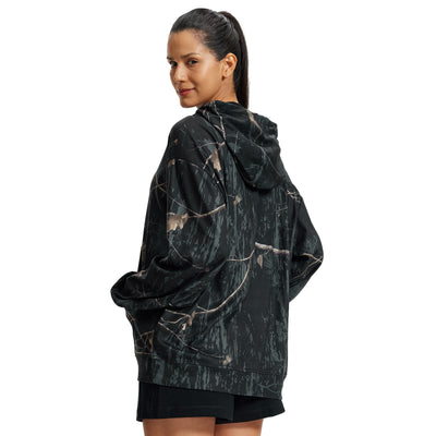 Women's Oversized Camo Hoodie WD50