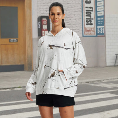 LOOGU Women's Camo Oversized Hoodies WD60