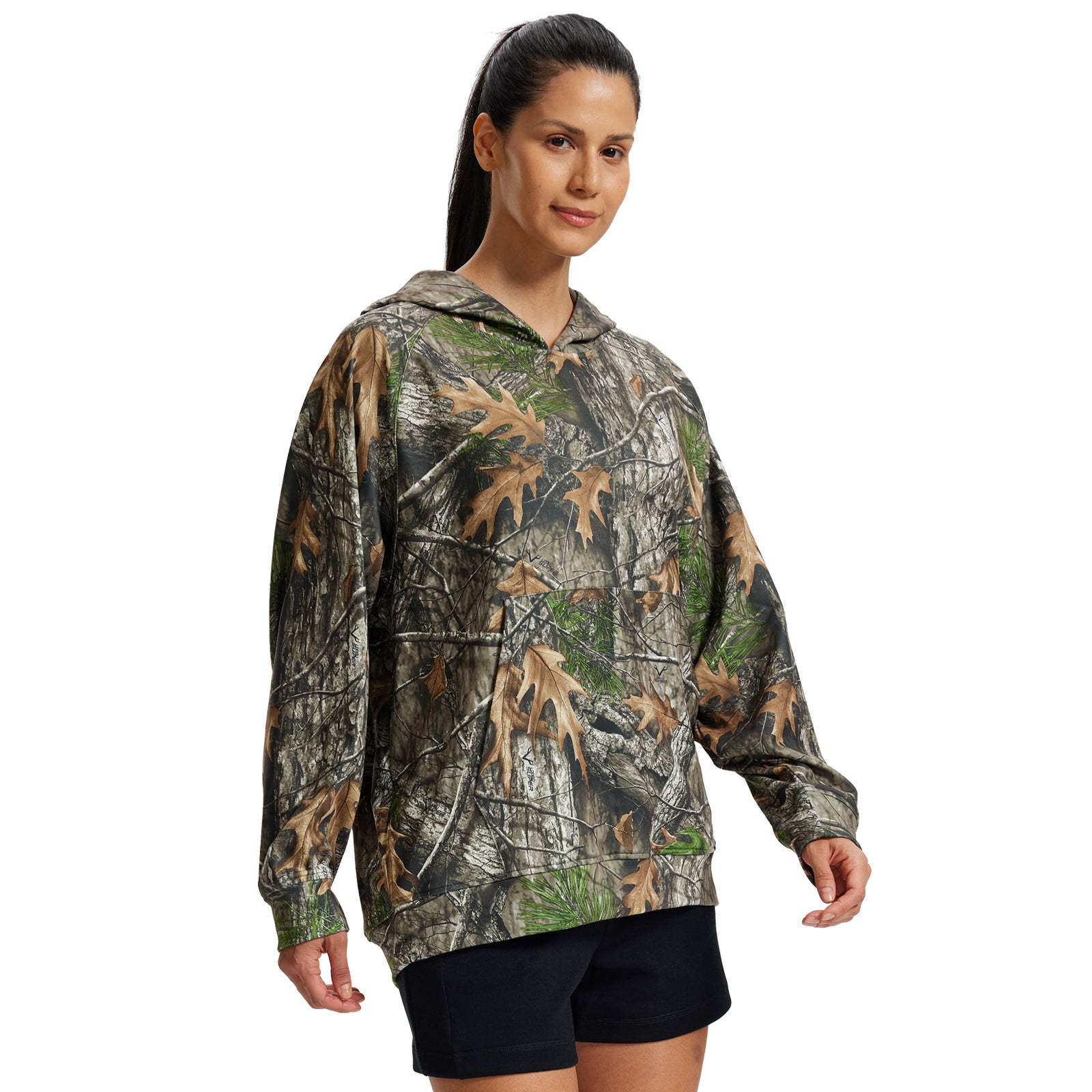 LOOGU Women's Camo Oversized Hoodies WD60