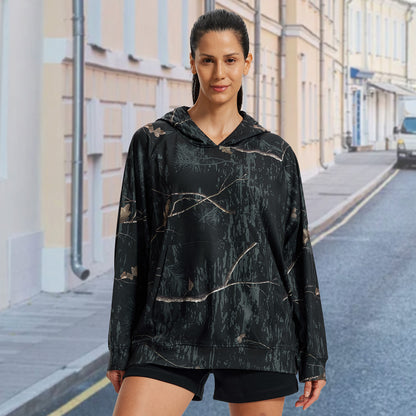 LOOGU Women's Camo Oversized Hoodies WD60