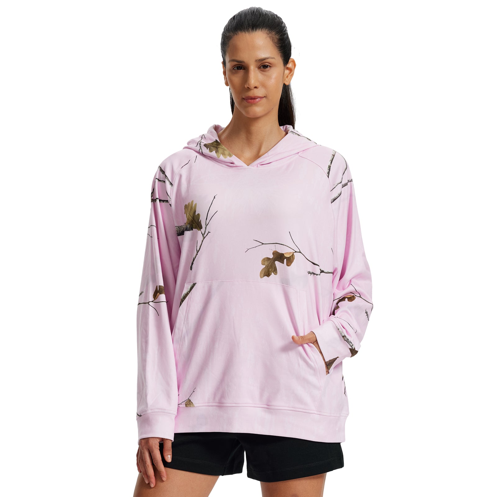 LOOGU Women's Camo Oversized Hoodies WD60