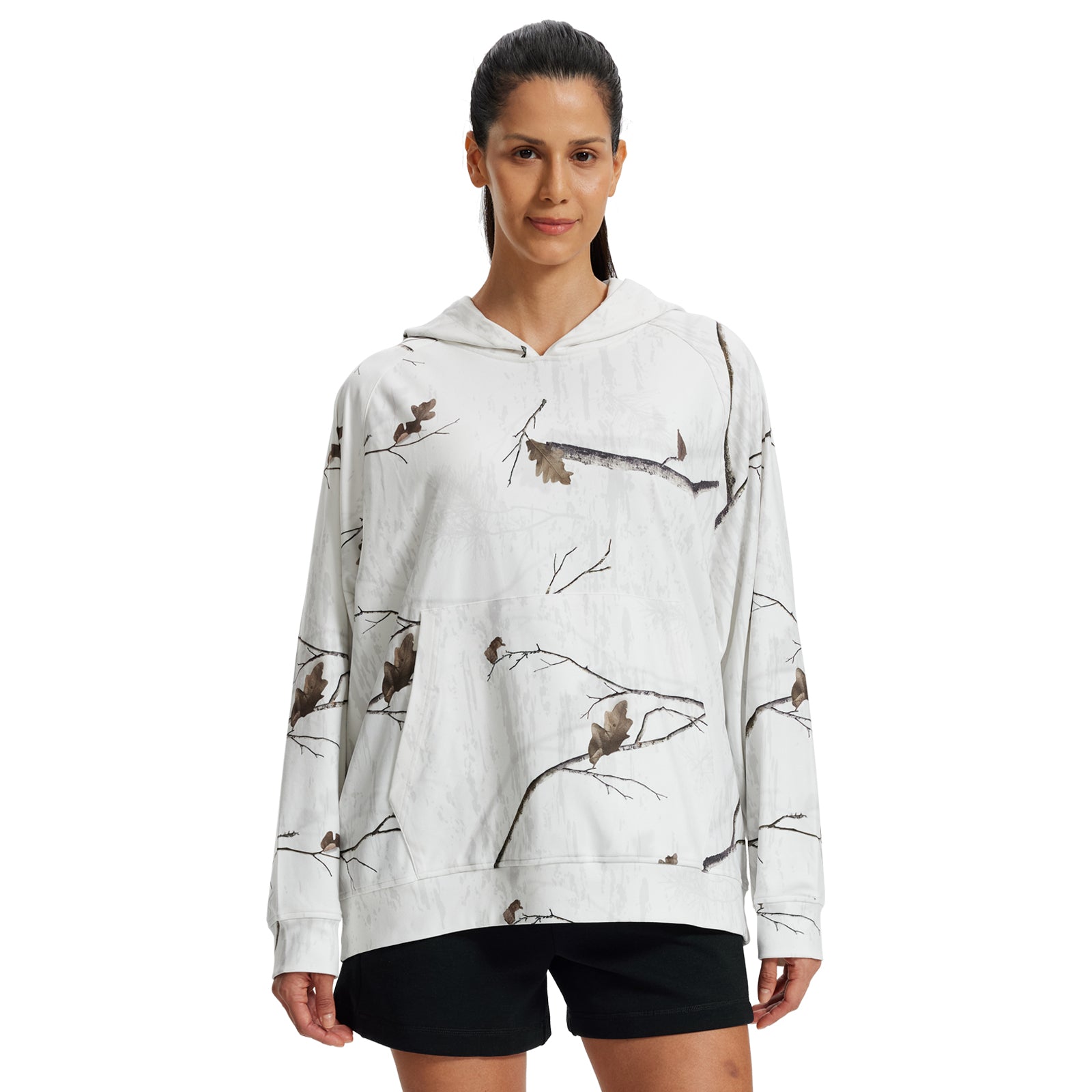 LOOGU Women's Camo Oversized Hoodies WD60