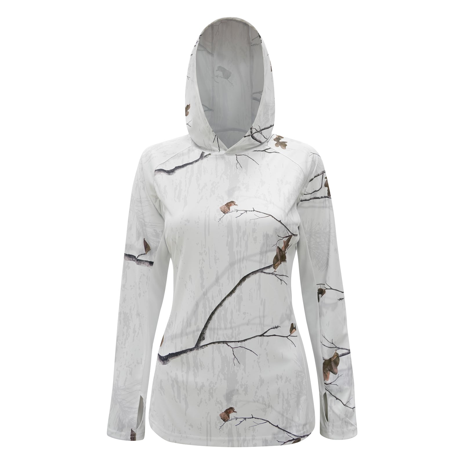 LOOGU Women's UPF 50+  Hoodies Shirts Snow White WT71