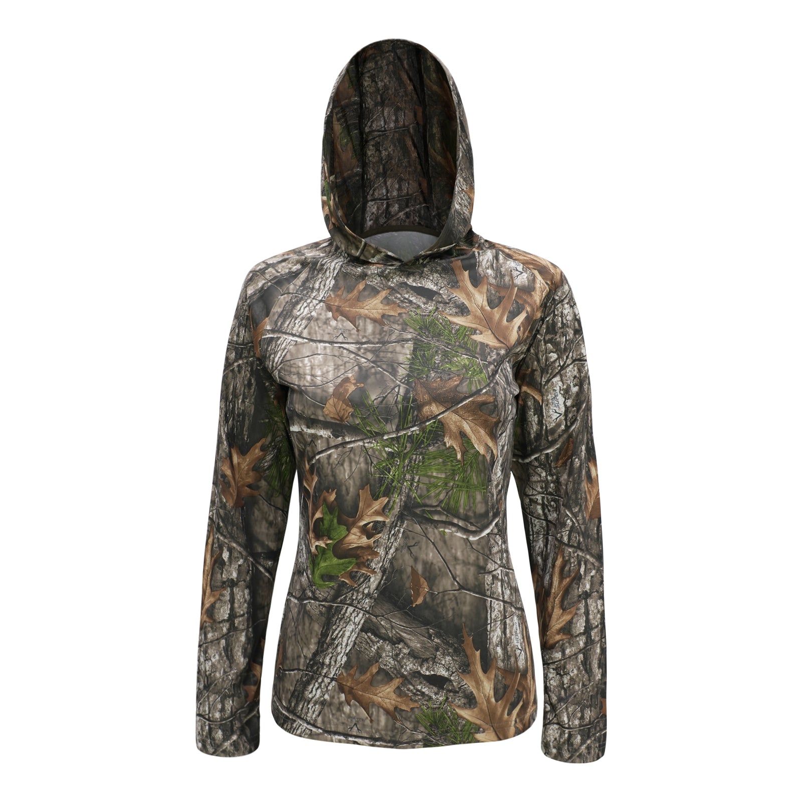 LOOGU Women's UPF 50+  Hoodies Shirts Super Tree Camo WT73