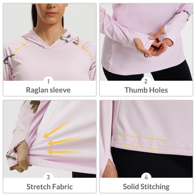 Women's Printed Outdoor Hoodie WT73
