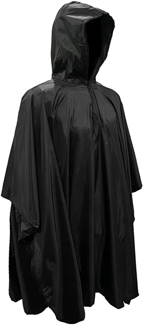 LOOGU Poncho de Pluie, Manteau de Pluie Camouflage imperméable, Feuille de Sol d'abri de Camouflage extérieur