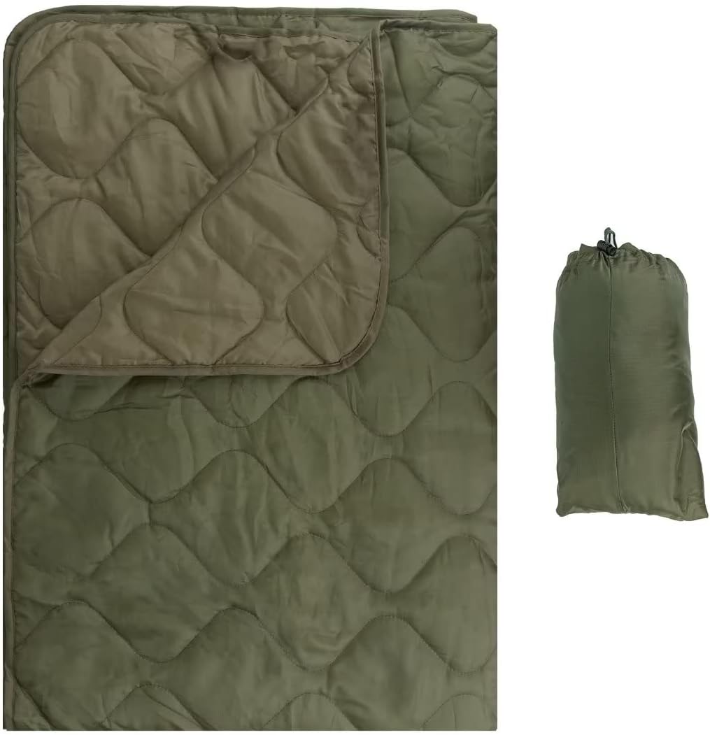 LOOGU – couverture camouflage Woobie imperméable, doublure de poncho pour le camping en plein air, la randonnée, la chasse, la survie, la randonnée, le pique-nique 