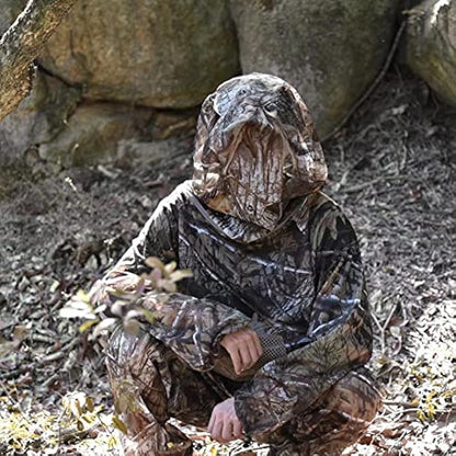 LOOGU Combinaisons anti-moustiques, pantalons anti-moustiques et veste à capuche – Maille ultra fine – pour la pêche, la randonnée, le camping et le jardinage 