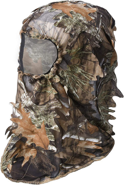 LOOGU Costume Ghillie de Chasse, Costume de Camouflage à Feuilles 3D Accessoires Militaires et de Tir Vêtements Tactiques pour Airsoft, Photographie de la Faune Halloween